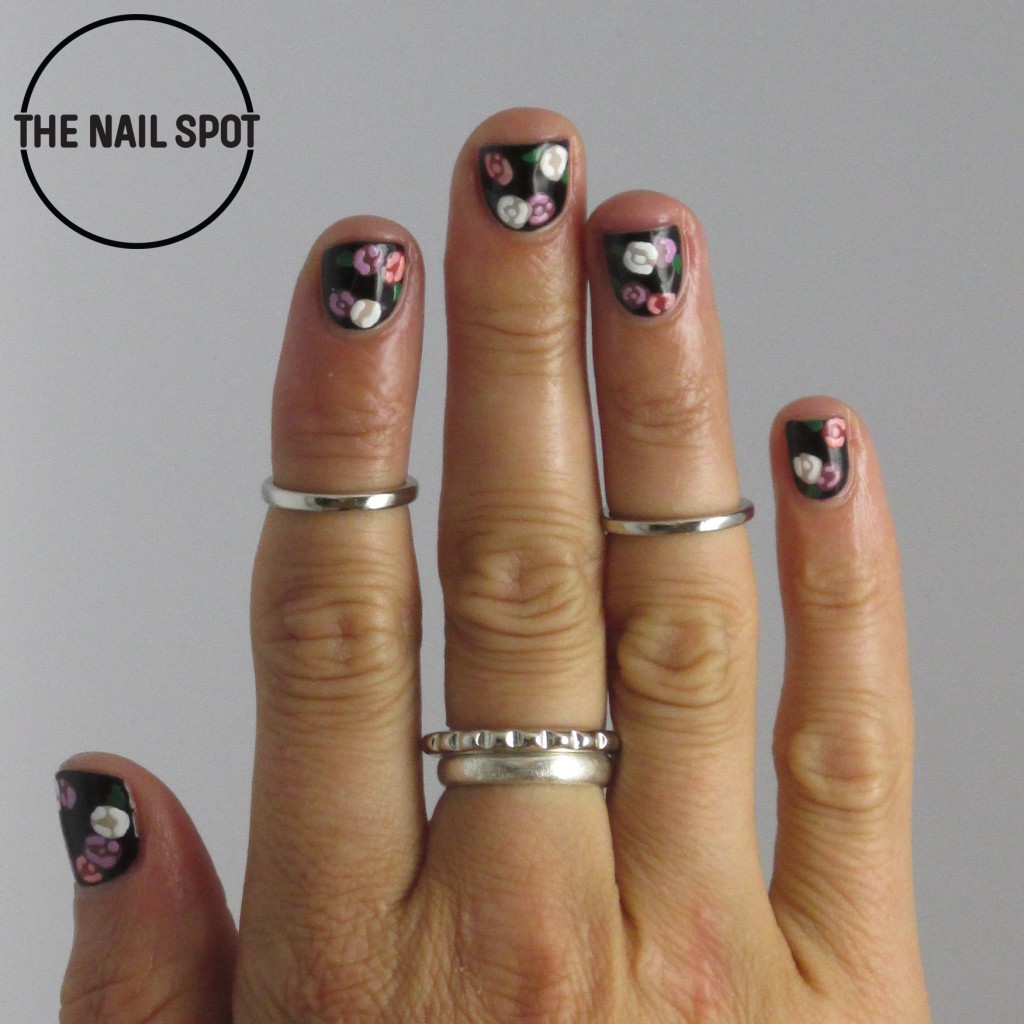 Fall nail trends 2014, fall floral nails